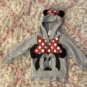 Minnie Mouse hooded sweatshirt